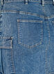 Nauwsluitende denim rok met cargozak, Blue Denim, Packshot image number 3