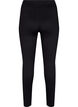 Legging met stretch en geribde structuur, Black, Packshot image number 1
