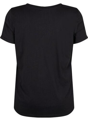 Trainingsshirt met print, Black w. Be Original, Packshot image number 1