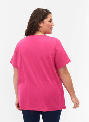 FLASH - T-shirt met motief, Raspberry Rose, Model image number 1