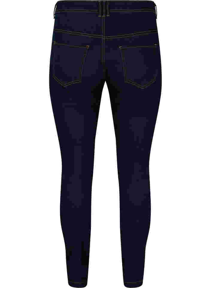 Extra slim fit Nille jeans met hoge taille, Blue denim, Packshot image number 1