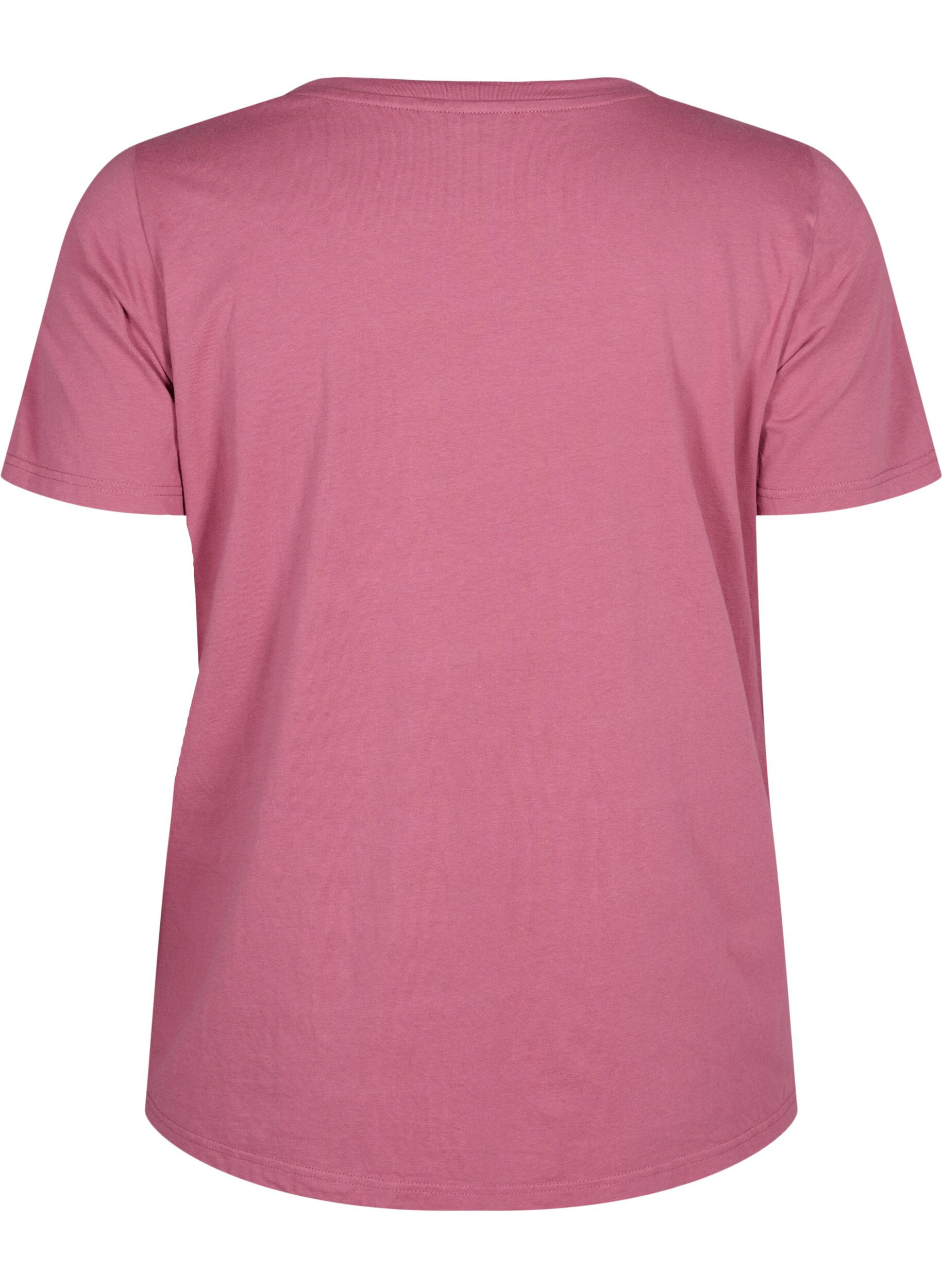 Zizzi Katoenen T-shirt met tekstmotief, Malaga W. ALASKA, Packshot image number 1