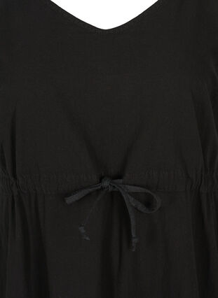Maxi-jurk met smokwerk, Black, Packshot image number 2