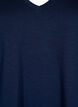 Basic t-shirt met korte mouwen en v-hals, Blauw, Packshot image number 2