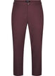 Broek met hoge taille en rechte pijpen, Donker Bordeaux, Packshot image number 0