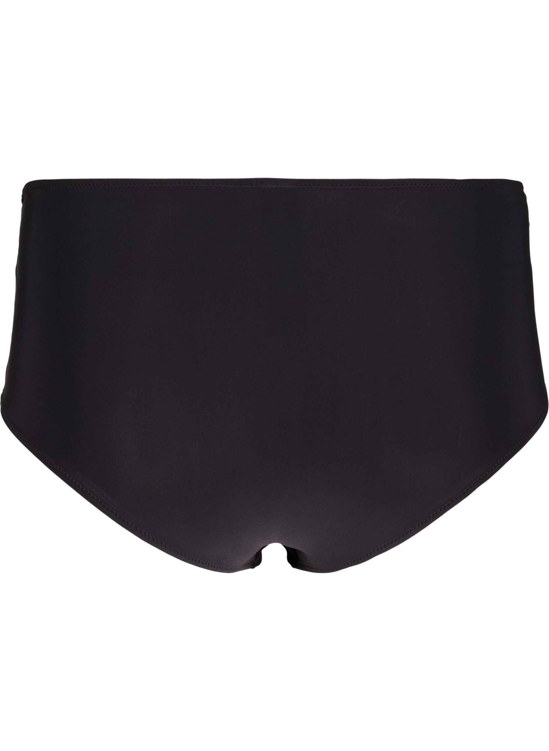 Zizzi Hipsterslip met borduursel en normale taille, Black, Packshot image number 1