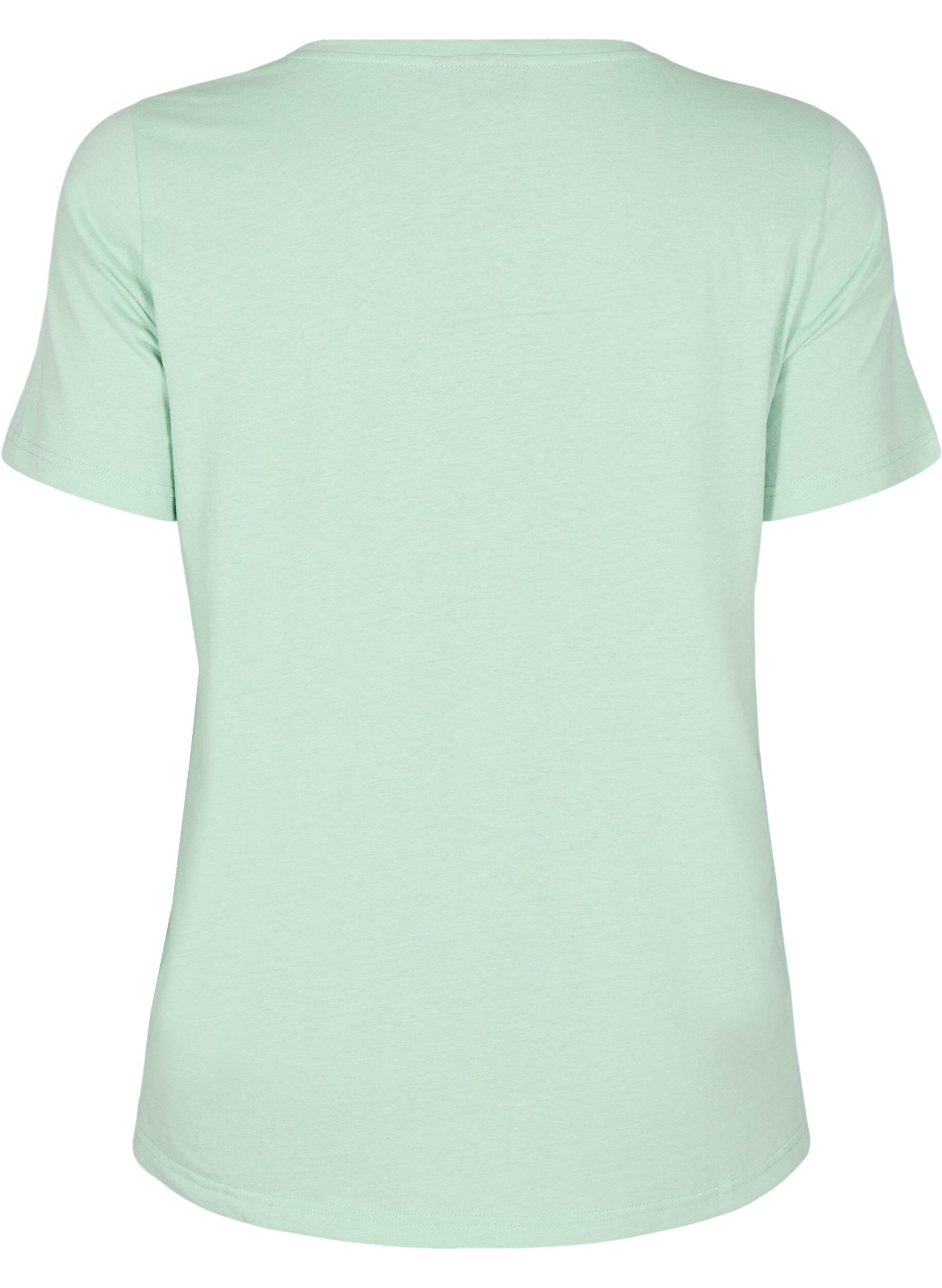 Zizzi FLASH - T-shirt met motief, Grijs, Packshot image number 1