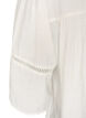 Viscose blouse met plooien en balloneffect, Vanille, Packshot image number 3