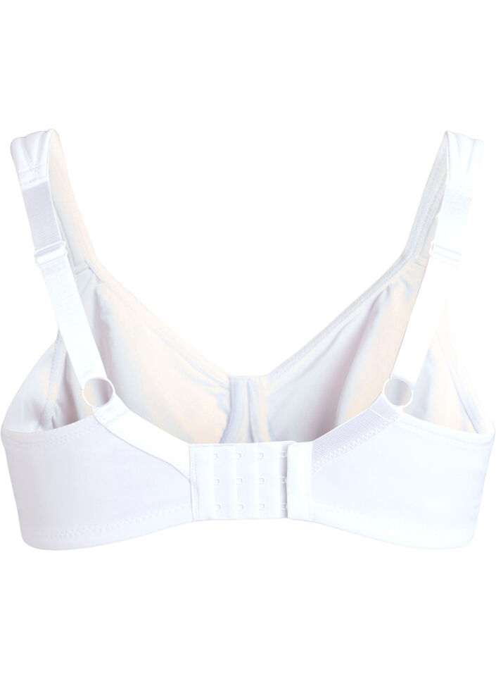 Comfort-bh met beugel en voorgevormde cups, Wit, Packshot image number 1