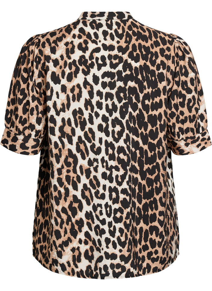 Blouse met patroon en 1/2 mouwen, 9990, Packshot image number 1