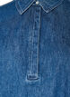 Denim blouse met ballonpasvorm, Blauw, Packshot image number 2