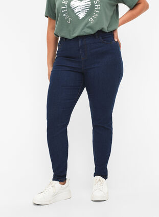 FLASH - Jeans met super slanke pasvorm, Blue denim, Model image number 2