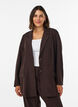Blazer met zakken en splitten, Bruin, Model image number 0