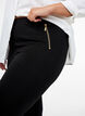 Viscose legging met ritssluiting detail, Zwart, Model image number 3