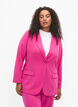 Klassieke blazer met zakken, Festival Fuchsia, Model image number 0