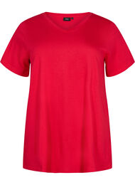 T-shirt met korte mouwen en a-vorm, Lipstick Red