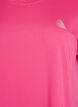 Effen gekleurd trainingsshirt, Roze, Packshot image number 2