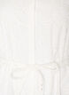 Blousejurk in broderie anglaise met strikceintuur, Wit, Packshot image number 2