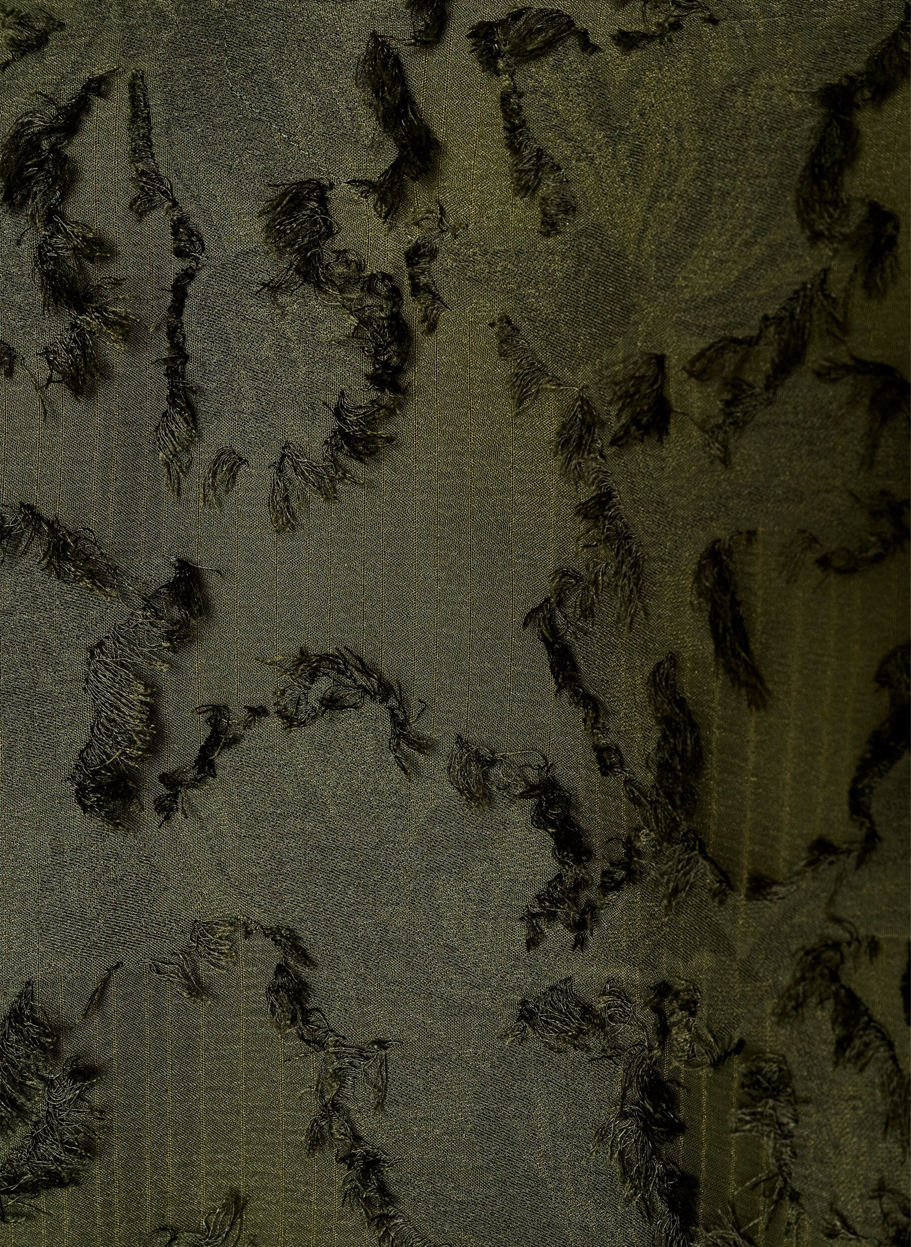 ZizziJurk met franjes en textuur, Groen, Packshot image number 2