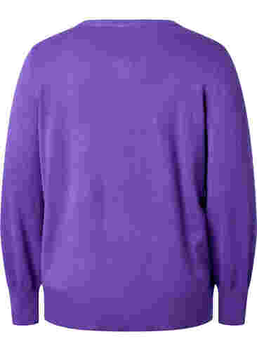 Geribd vest met knoopsluiting, Purple Opulence, Packshot image number 1