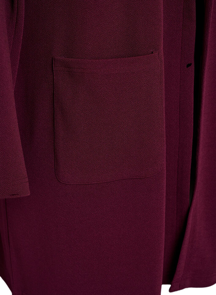 Lange jas met zakken, Rood, Packshot image number 3