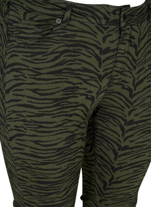 Amy jeans met print, Green Zebra, Packshot image number 2
