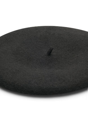 Wollen baret, Black, Packshot image number 1