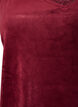 Velour top met kanten rand, Rood, Packshot image number 2
