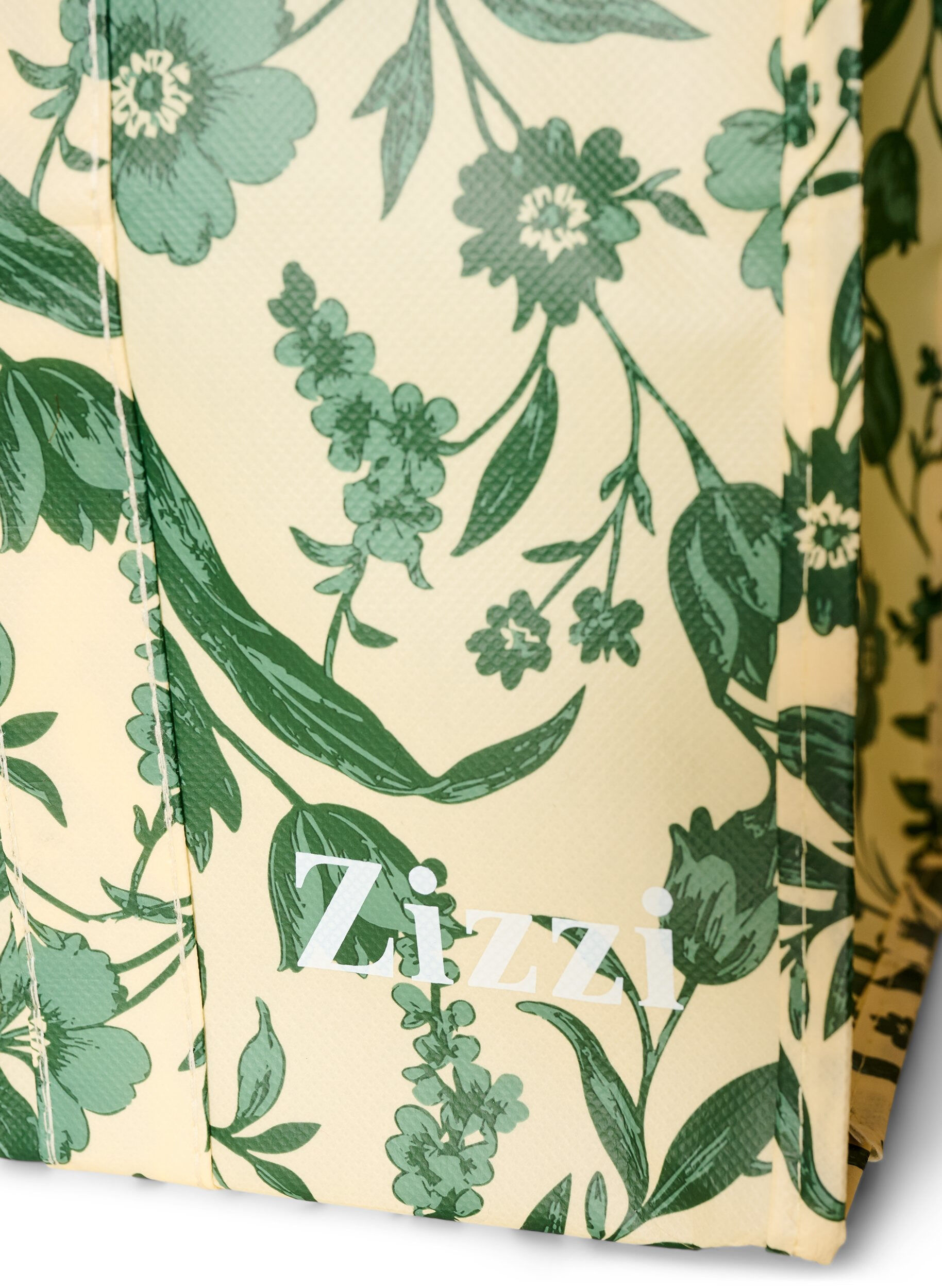 ZizziShoppingtas met ritssluiting, Groen, Packshot image number 2