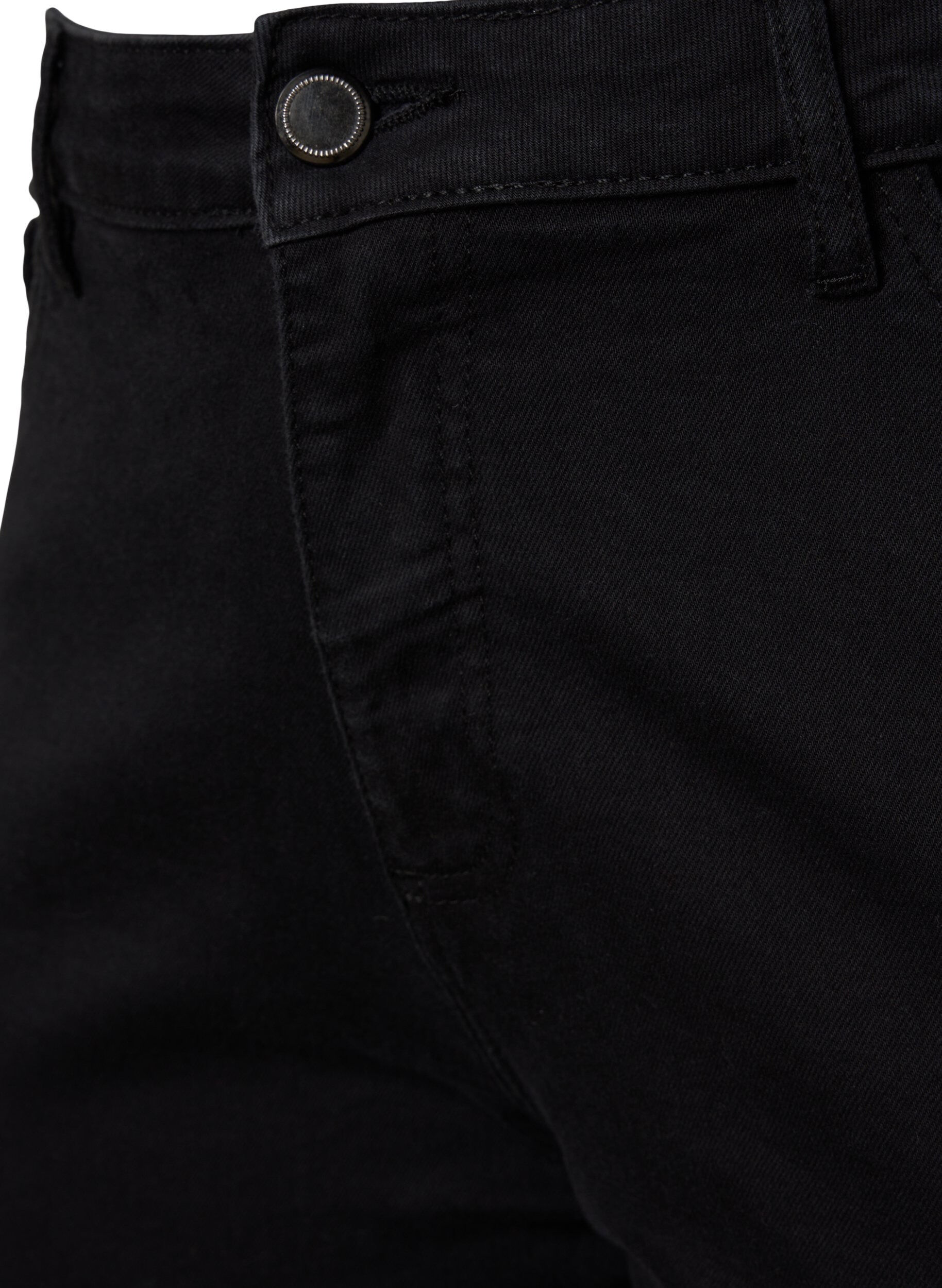 ZizziEllen bootcut jeans met hoge taille, Zwart, Packshot image number 2