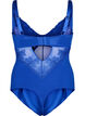 Bodysuit met geborduurde details, Blauw, Packshot image number 1