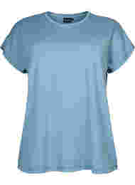 Trainings T-shirt met korte mouwen, Smoke Blue
