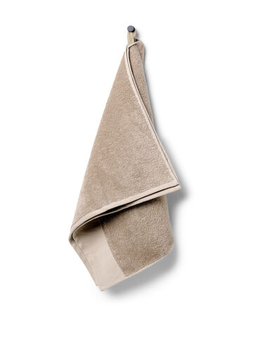Handdoek van katoenen badstof, Aluminum, Packshot image number 0