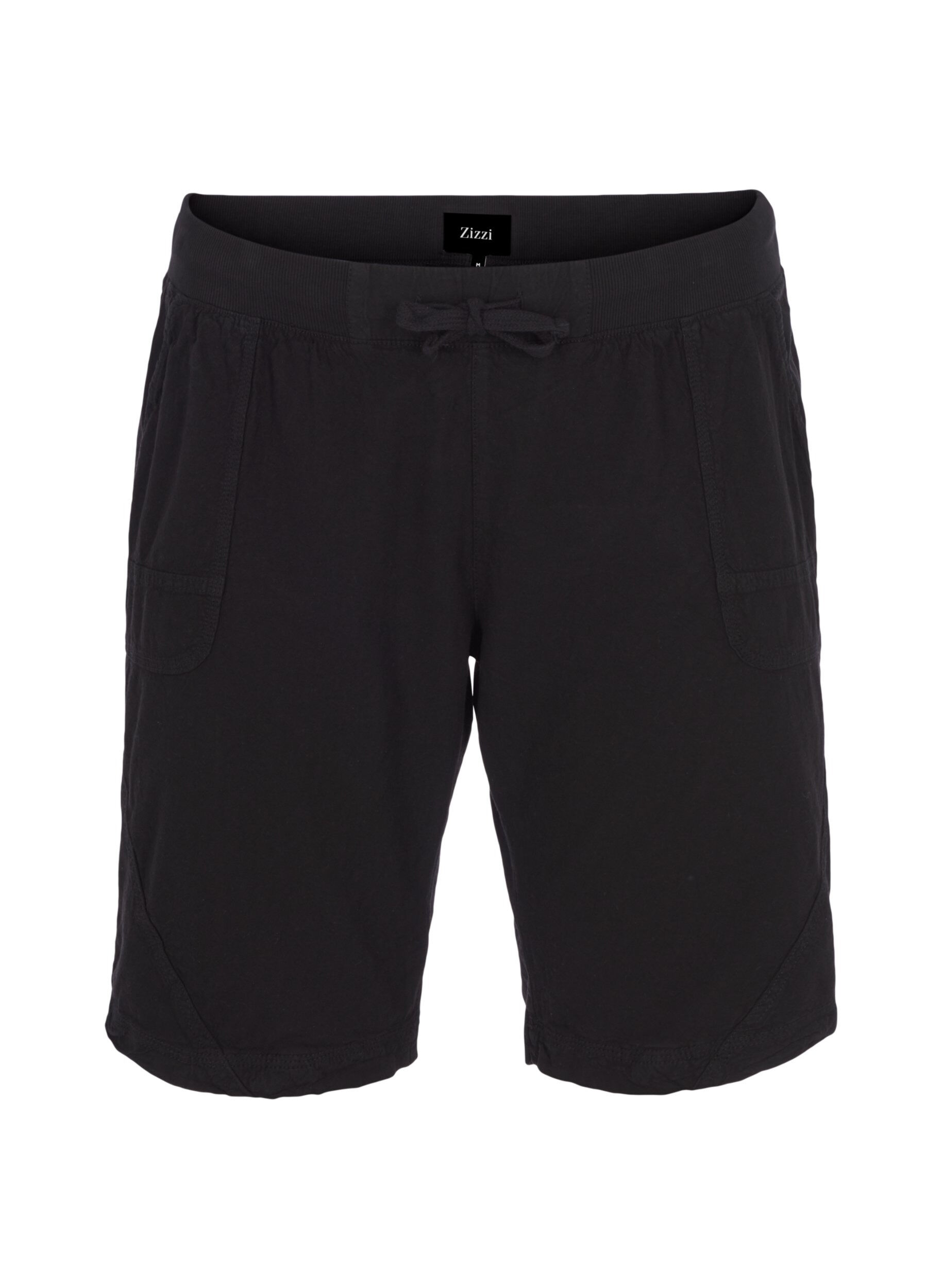 Losse katoenen short met zakken