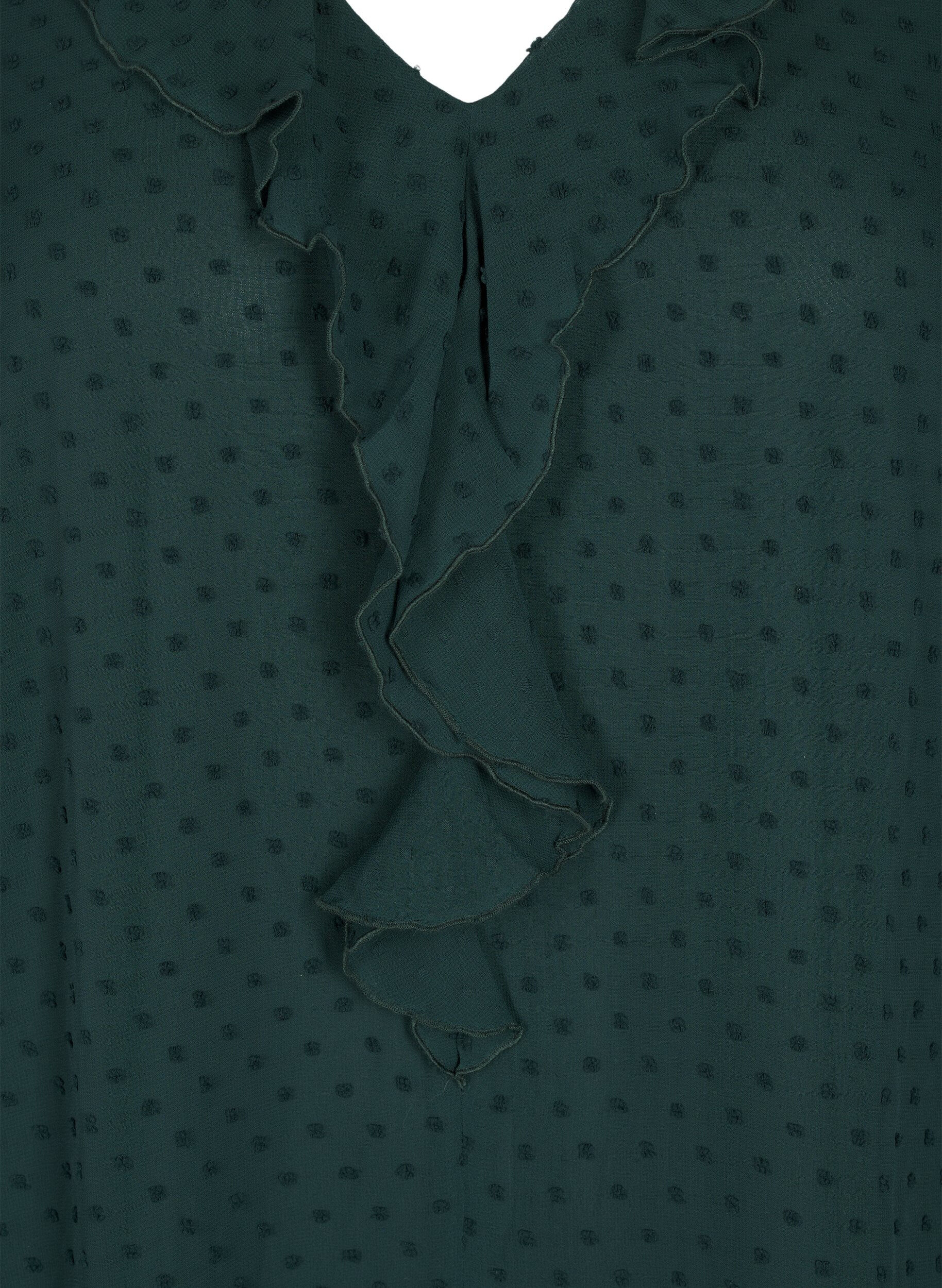 Zizzi Tuniek met ruches en gestippelde textuur, Scarab, Packshot image number 2