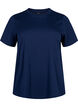 Basic katoenen T-shirt met ronde hals, Blauw, Packshot image number 0