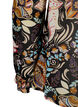 Shirt blouse met ruches en paisleyprint, Black Paisley, Packshot image number 3
