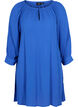 Viscose tuniek met 3/4 mouwen , Dazzling Blue, Packshot image number 0