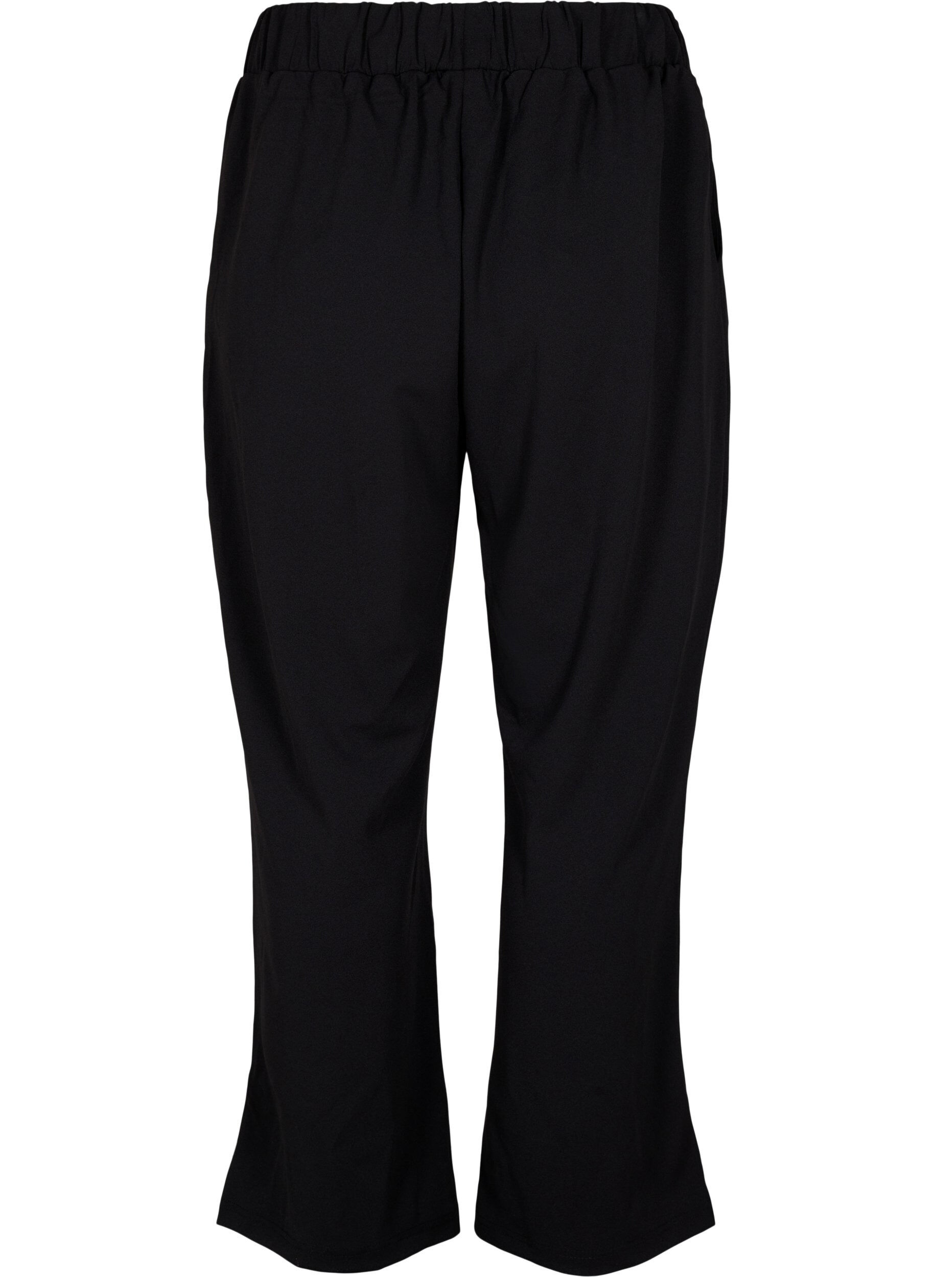 ZizziLosse broek met zakken, Zwart, Packshot image number 1