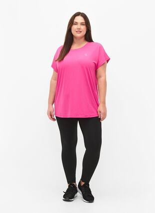 Sport T-shirt met korte mouwen, Raspberry Rose, Model image number 2