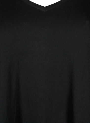 Katoenen t-shirt met korte mouwen, Black SOLD, Packshot image number 2