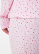 Organisch katoenen pyjamabroek met oogjesborduurwerk, Roze, Model image number 4