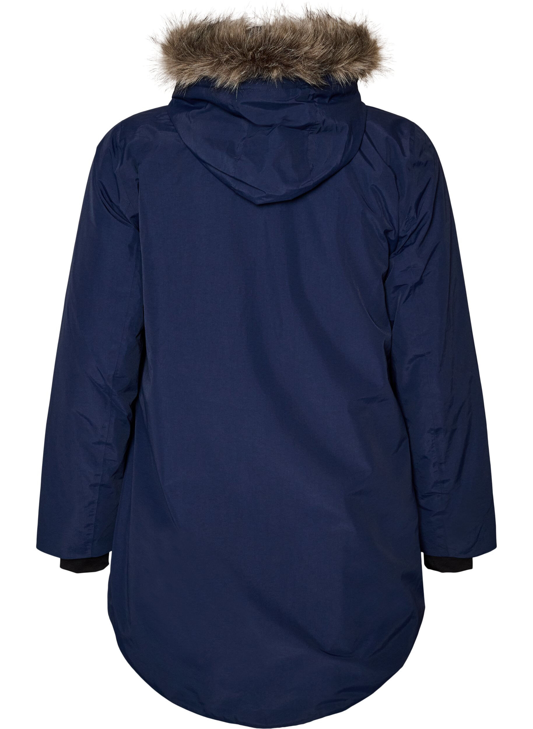 ZizziWaterdichte parka met capuchon, Blauw, Packshot image number 1