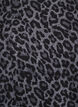 Jurk met lange mouwen, ronde hals en luipaardprint, Dark Grey Leo, Packshot image number 2