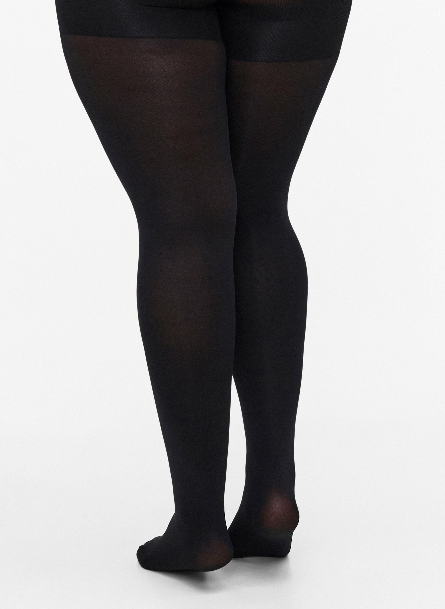ZizziPanty van 100 denier met push-up, Zwart, Model image number 1