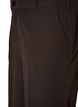 High-waist op maat gemaakte broek met geperste plooien, Bruin, Packshot image number 2