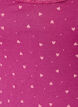 Top met print en kanten rand, Paars, Packshot image number 2