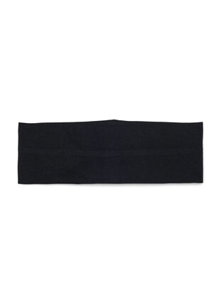 Haarband in katoen, Black, Packshot image number 0