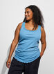 Top met kant, Blauw, Model image number 3