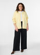 Fijngebreide vest met ronde hals, Geel, Model image number 1